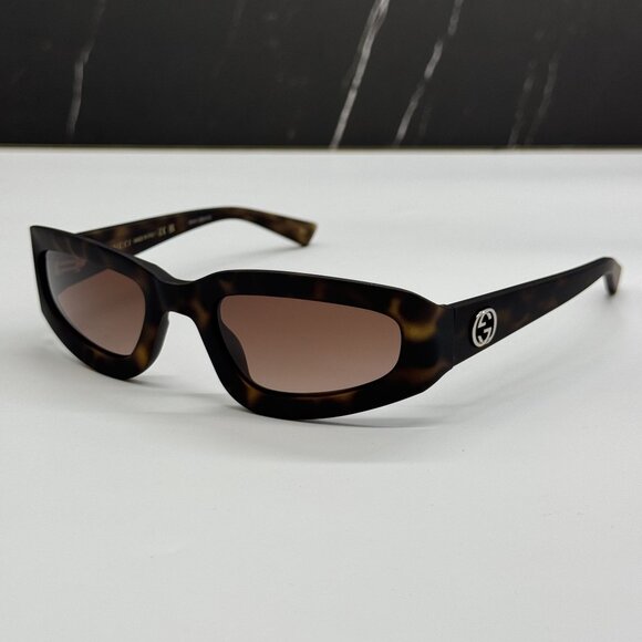 NEW GUCCI GG1786S 002 HAVANA BROWN WOMEN SUNGLASSES GUCCI - Picture 1 of 9
